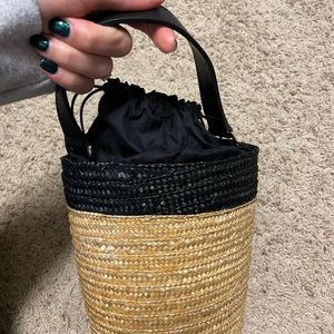 Caterina Bertini straw bag